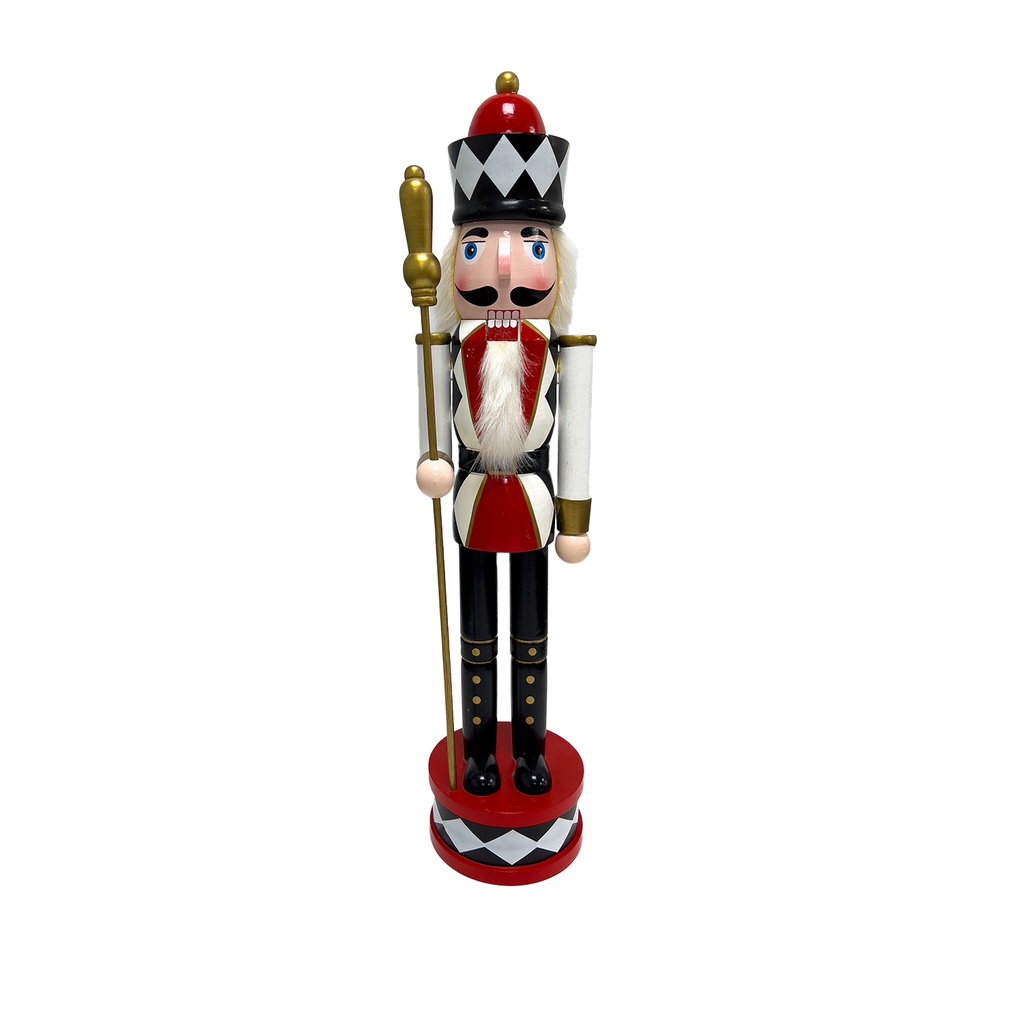 Cascanueces navidad madera 60cm