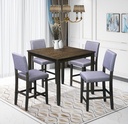 Juego Comedor bar 4 sillas Samalut