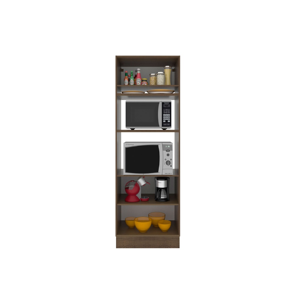 Mueble horno Stella café 70cm