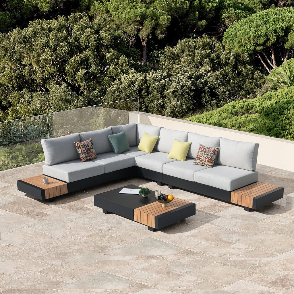 Set seccional terraza Tonic 4pzas