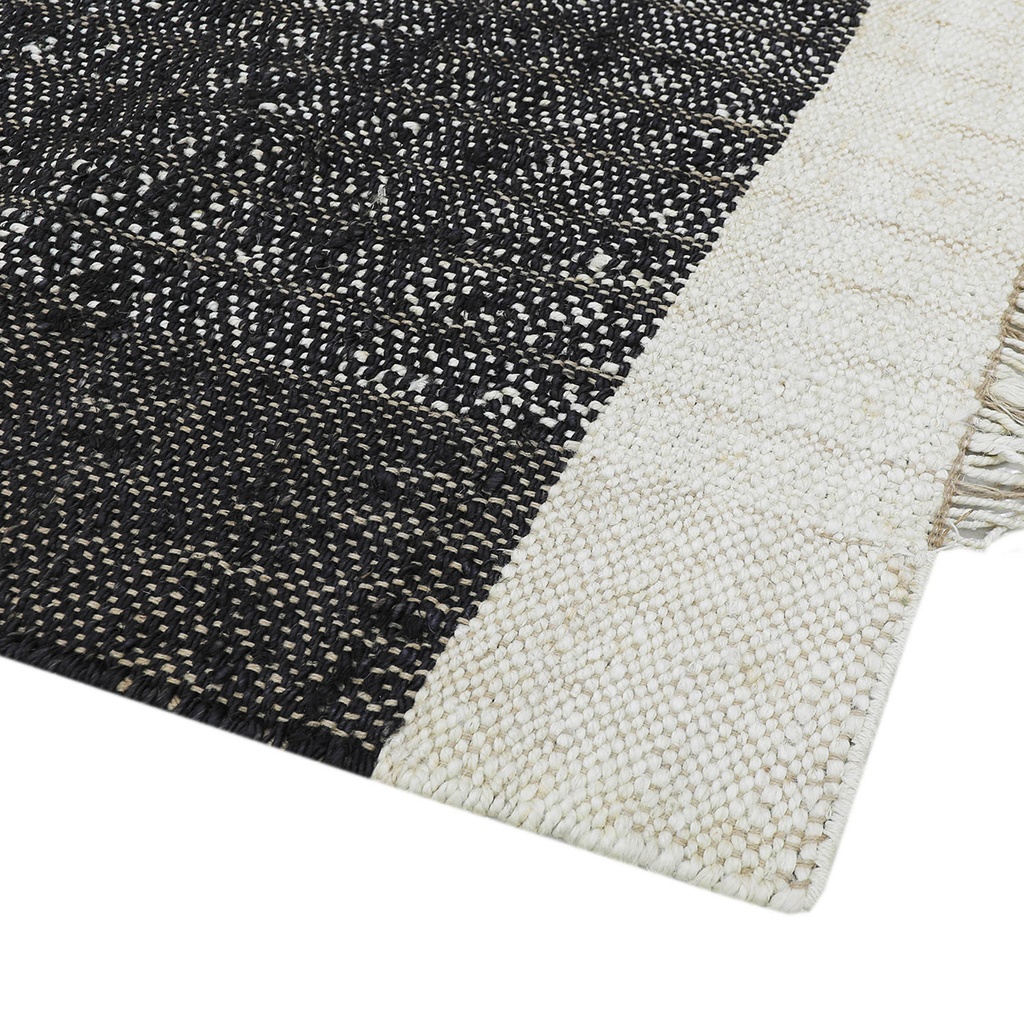 Alfombra 120x180cm Cliford negro