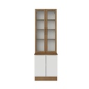 Vitrina 4 puertas Stella blanco 70cm