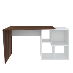[230017935] Escritorio Urban II 124x50x76 café-blanco