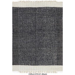 [230039674] Alfombra 150x210cm Cliford blanco