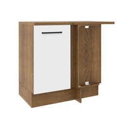 [230040581] Base esquinero Agata blanco 1 puerta 94cm